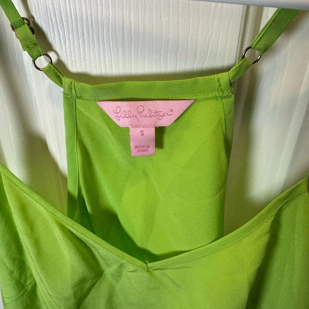 Lilly Pulitzer Lime Green Camisole Top - Picture 2 of 4